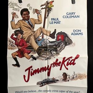 1982 Jimmy The Kid One Sheet Movie Poster. Poster Gary Coleman